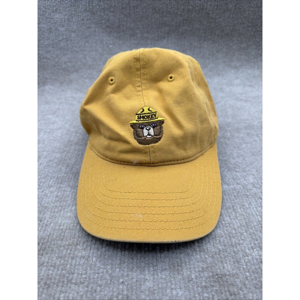 Mad Engine Smokey the Bear Yellow Adjustable Baseball Cap